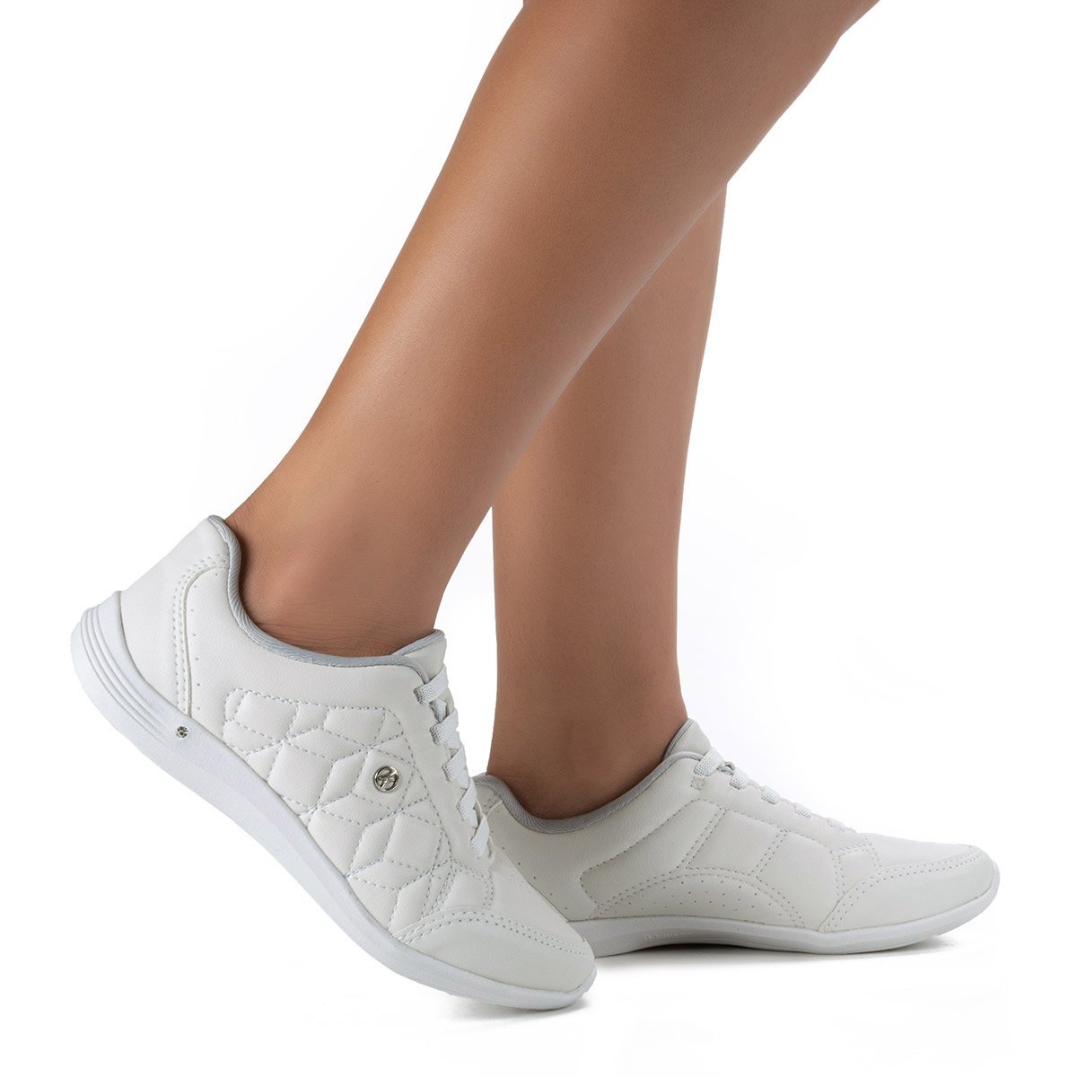 Tênis Casual Feminino Calce Fácil Kolosh Branco 6