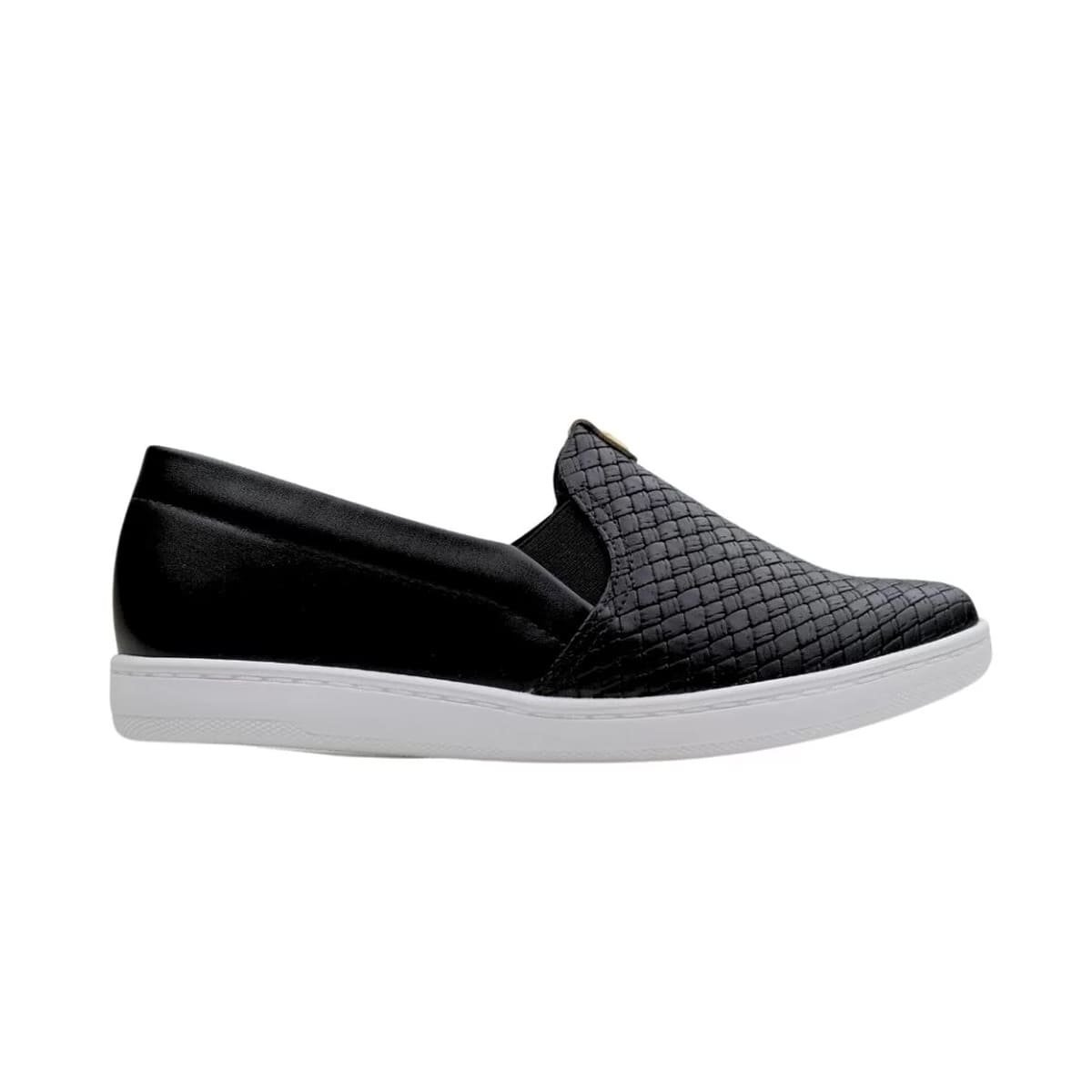 Tênis Calce Fácil Feminino Modare Preto 3