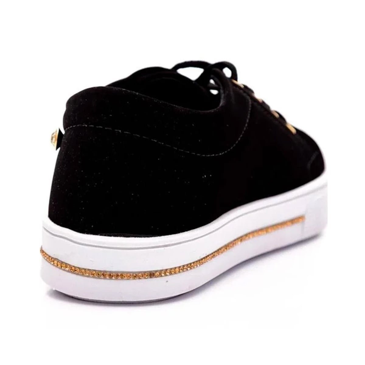 Tênis com Strass Feminino Sophia Almeida Preto 3
