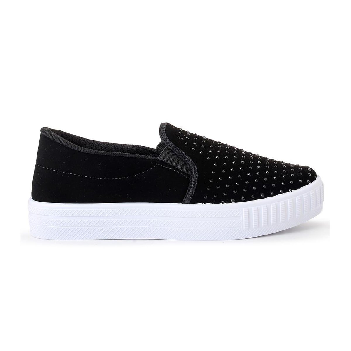 Tênis Calce Fácil Feminino Via Onze Preto 1