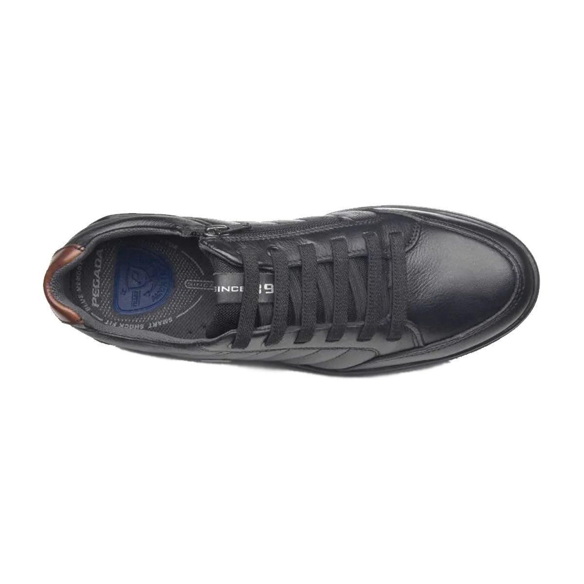 Sapatênis Masculino Casual em Couro Street Pegada Preto 3