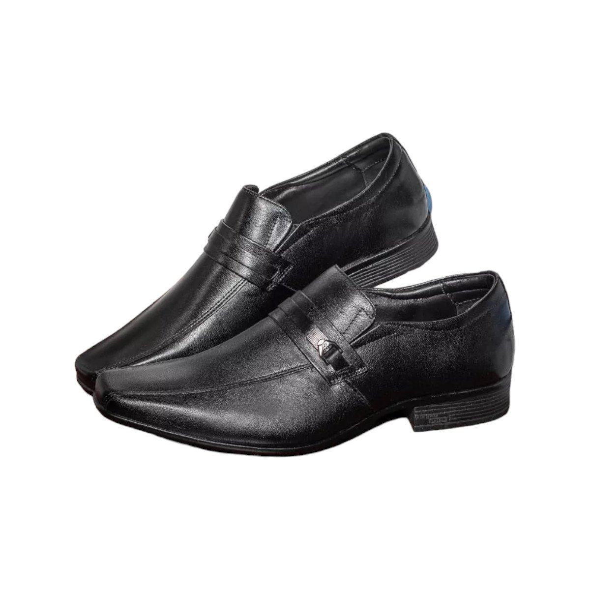 Sapato Social Calce Fácil Masculino AirBag 3D Magic Jota Pe Preto 4