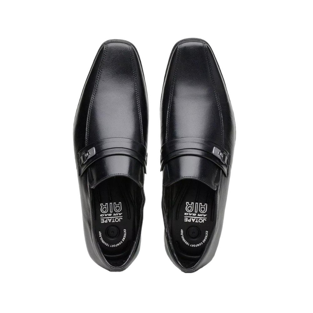 Sapato Social Calce Fácil Masculino AirBag 3D Magic Jota Pe Preto 6
