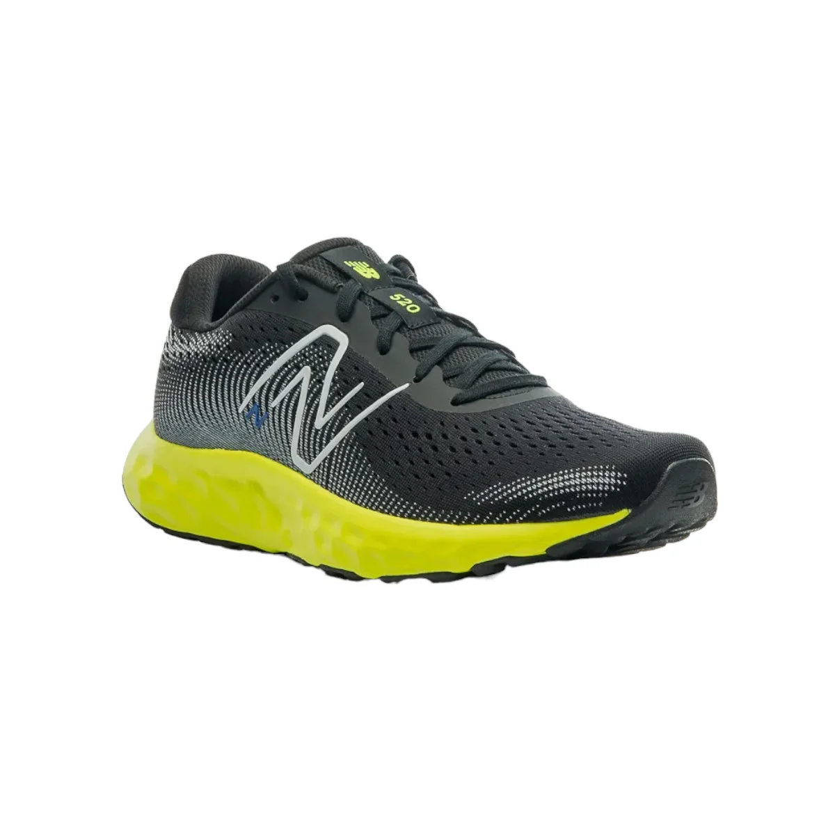 Tênis Esportivo Neon Masculino 520V8 New Balance Preto/Verde 2