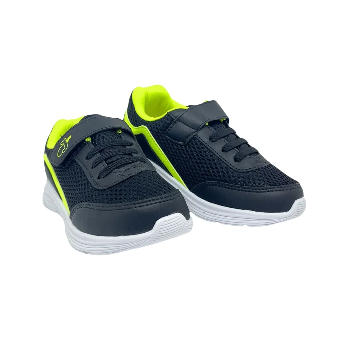 Tênis Casual Calce Fácil Menino Jet Kids Preto 3