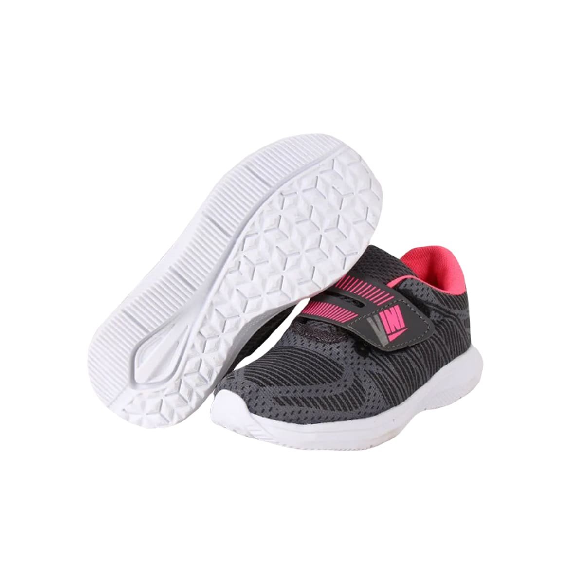Tênis Casual Menina Lala Baby Cinza 4