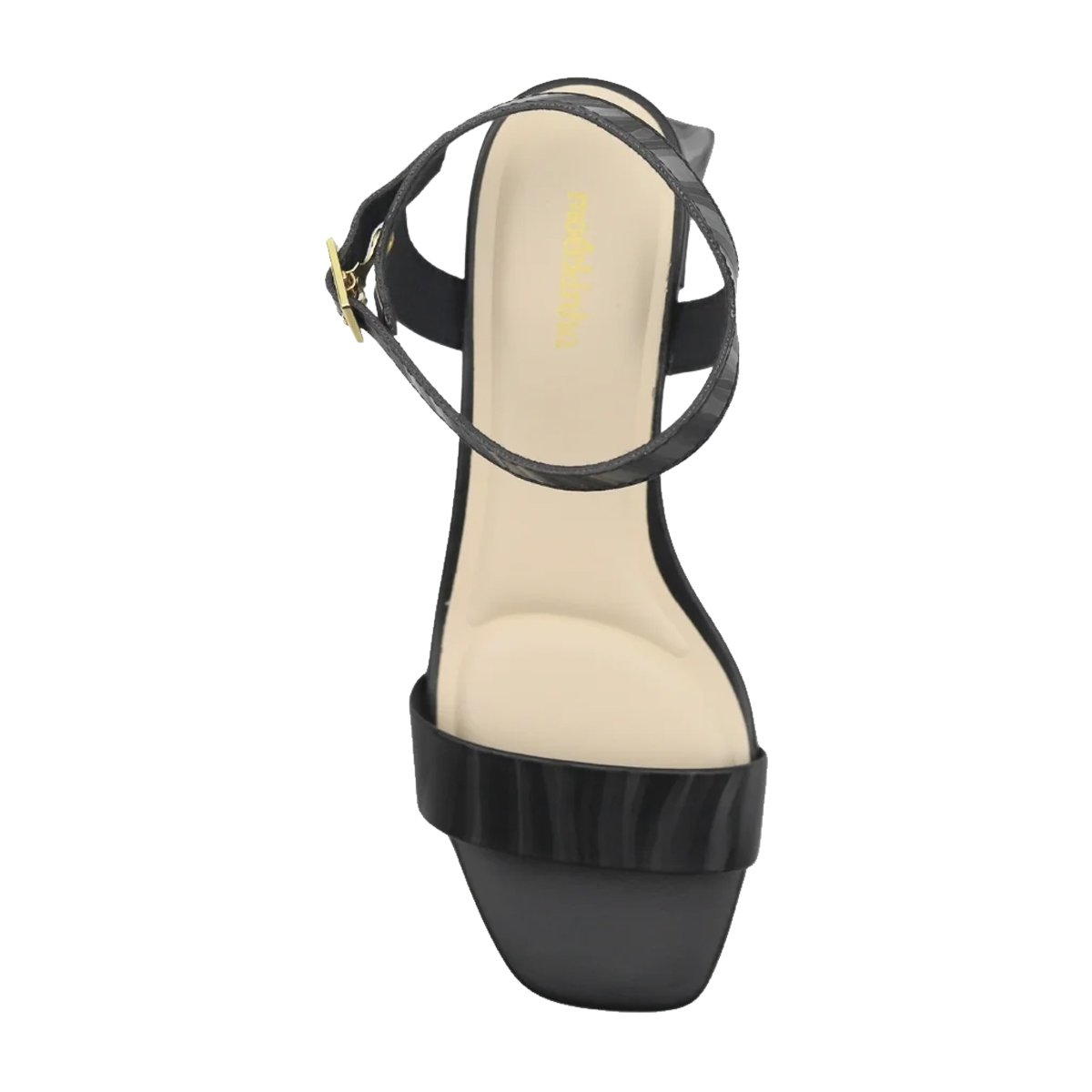 Sandália Salto Bloco Baixo Menina Molekinha Preto 5