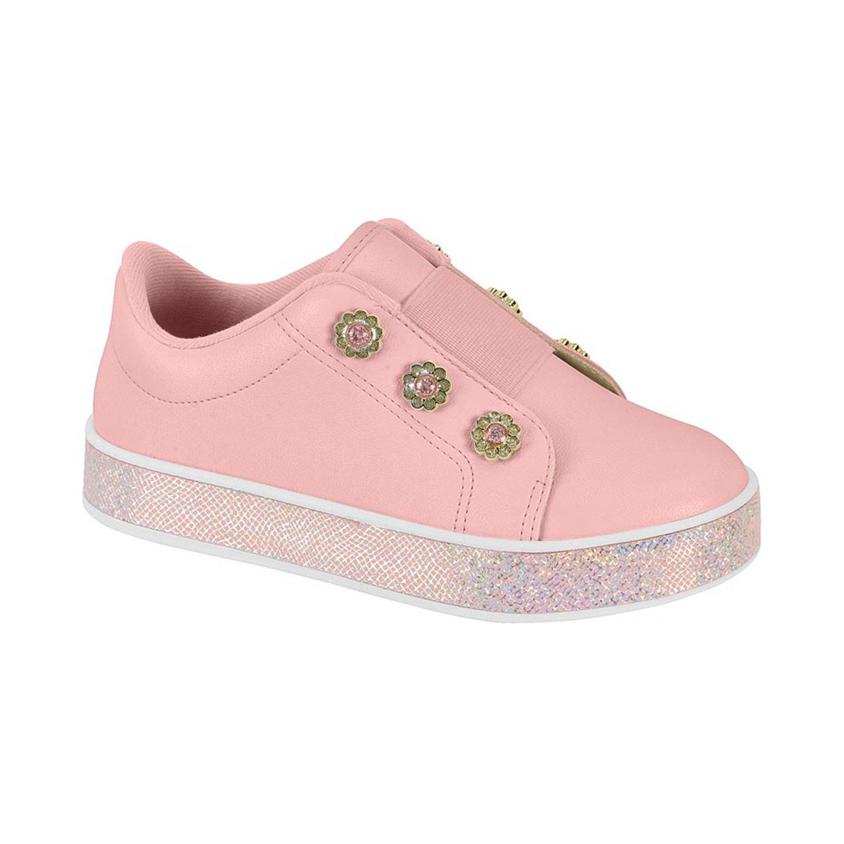 Tênis Calce Fácil com Acessório Menina Molekinha Rosa 2