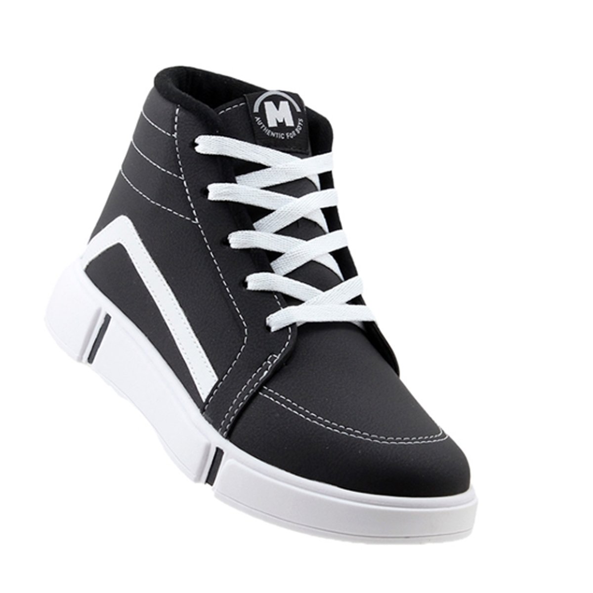 Tênis Bota Casual Infantil Masculino Molekinho Preto 2
