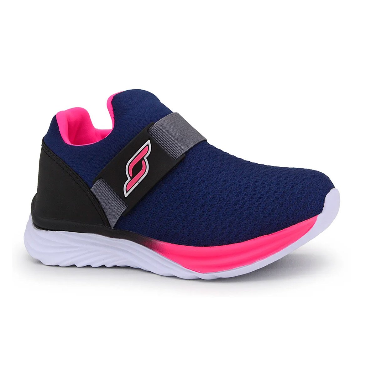 Tênis Calce Fácil Menina States Light Botinho Azul 1