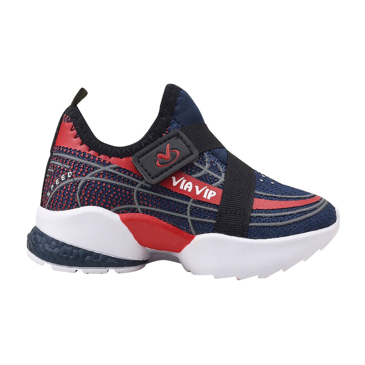 Tênis Slip On Infantil Masculino Via Vip VV2500 Multicores 1