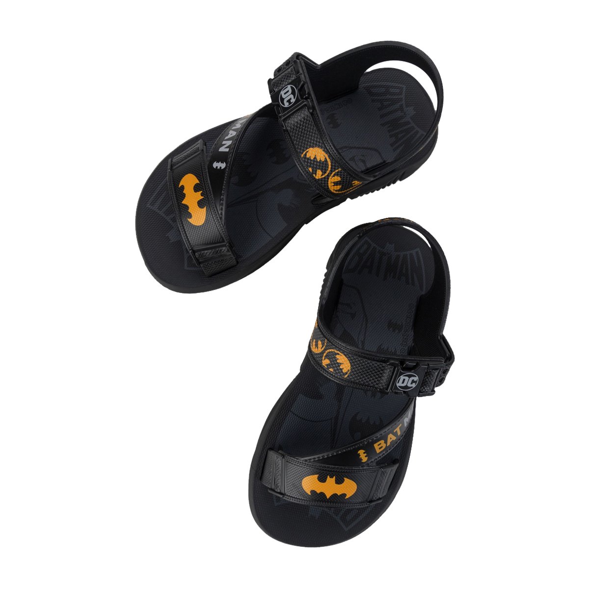 Sandália Batman com Brinde Lançador Menino Grendene Kids Preto 2