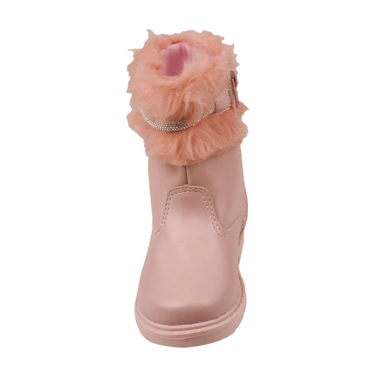 Botinha com Detalhe Felpudo Menina Doce Menina Rosa 3
