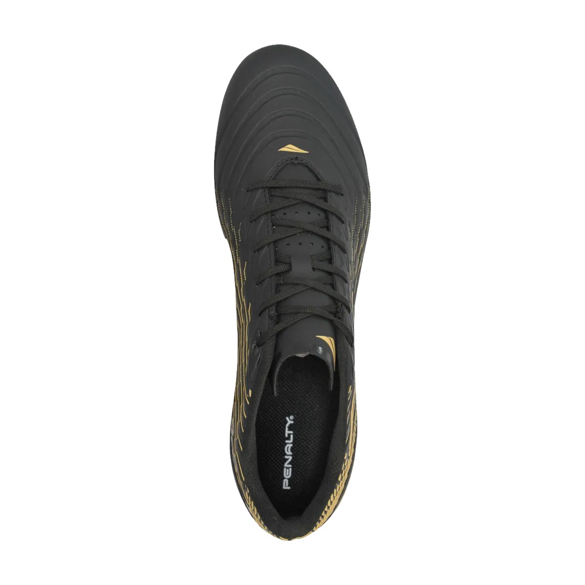 Chuteira Society Masculina Garra Y-2.0 Penalty Preto/Dourado 3
