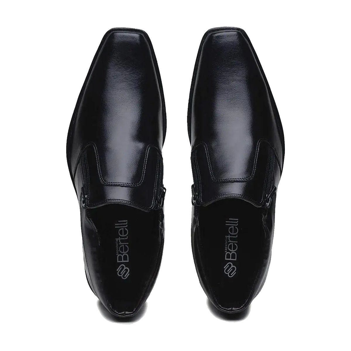 Sapato Social Slim Masculino Bertelli Preto 2