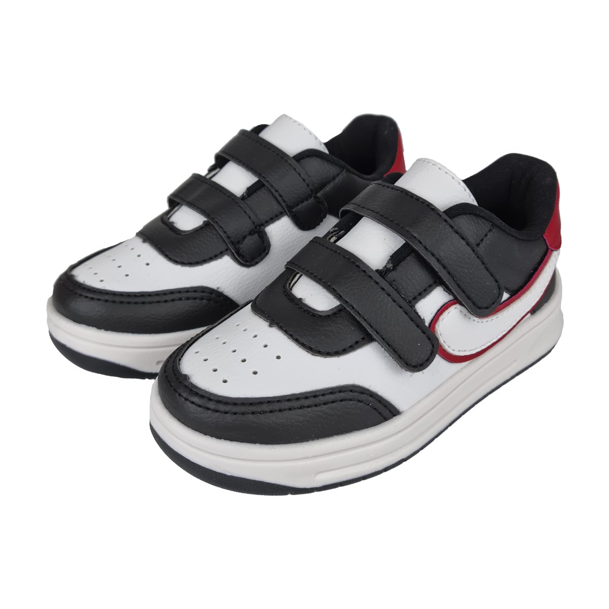 Tênis Casual Ajuste em Tiras Auto Colantes Menino Krisle Branco 2