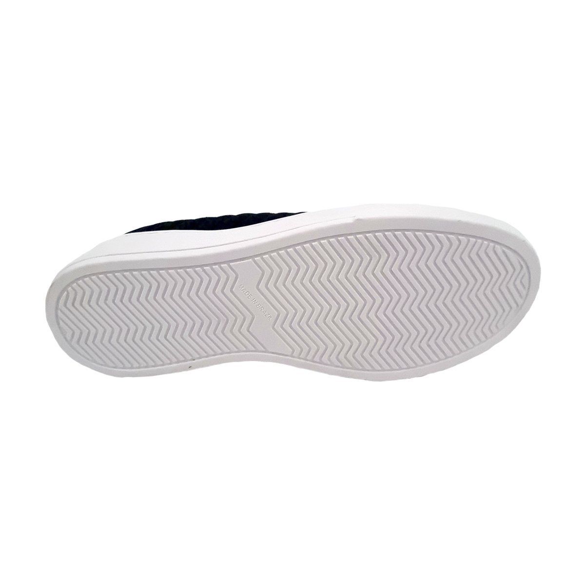 Tênis Esportivo Slip On com Detalhes Costura Feminino Miatto Preto 4