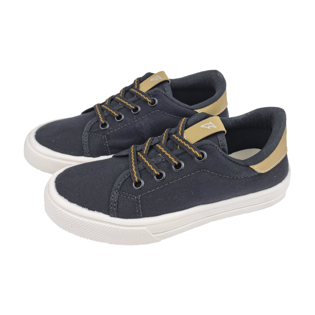 Tênis Casual Estiloso em Lona Menino Blitzz Preto 3