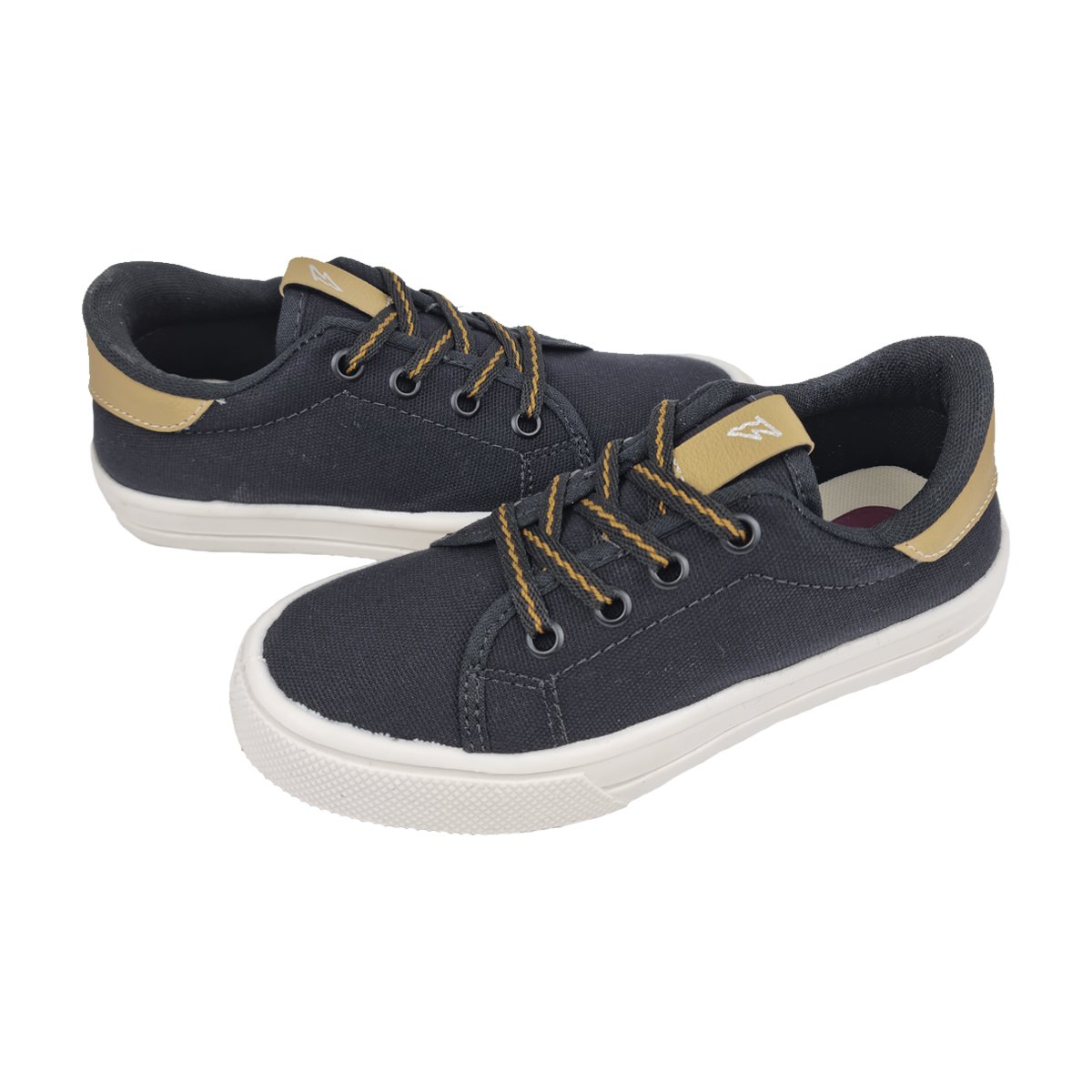 Tênis Casual Estiloso em Lona Menino Blitzz Preto 4