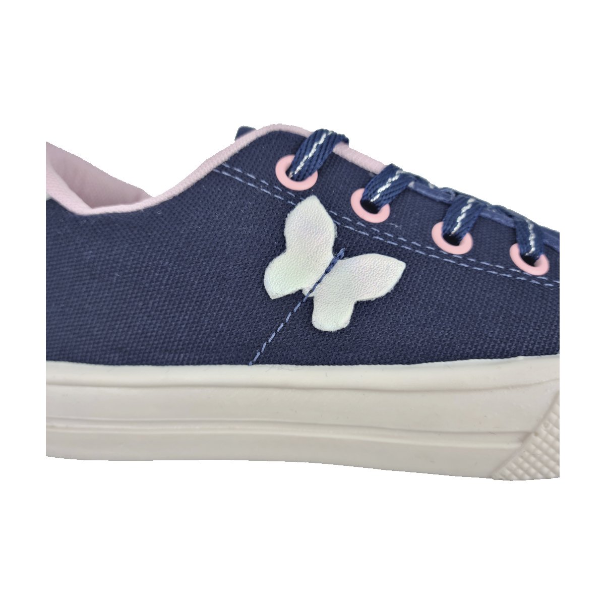Tênis Casual Estiloso com Borboleta Menina Blitzz Azul 2