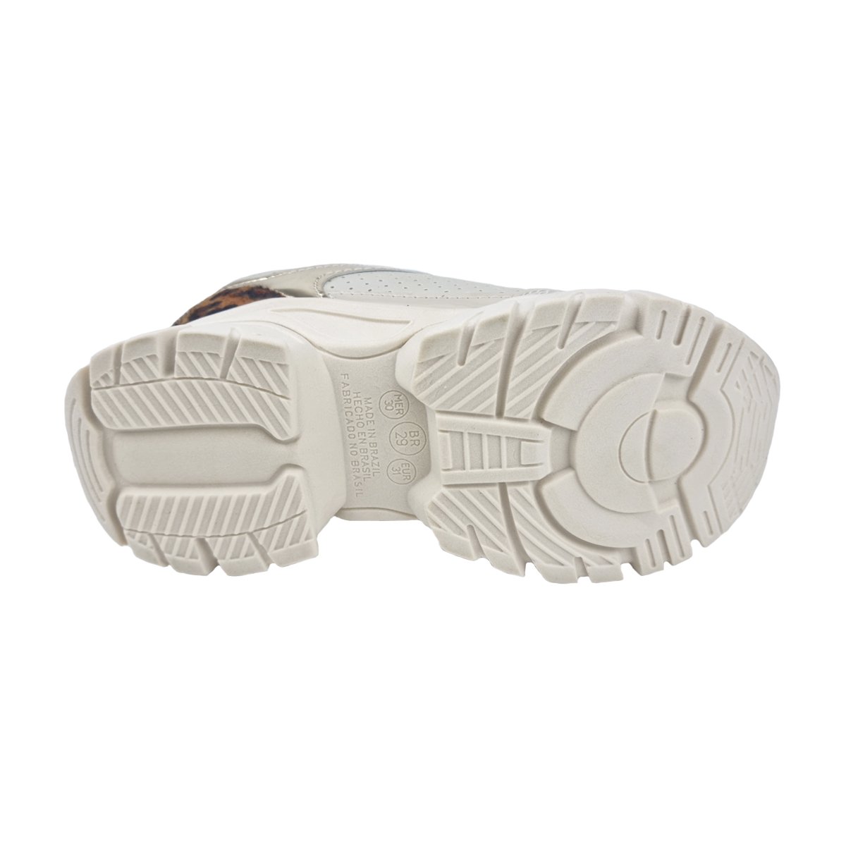 Tênis Infantil Sola Robusta Ajuste Elástico Menina Jet Kids Bege 5