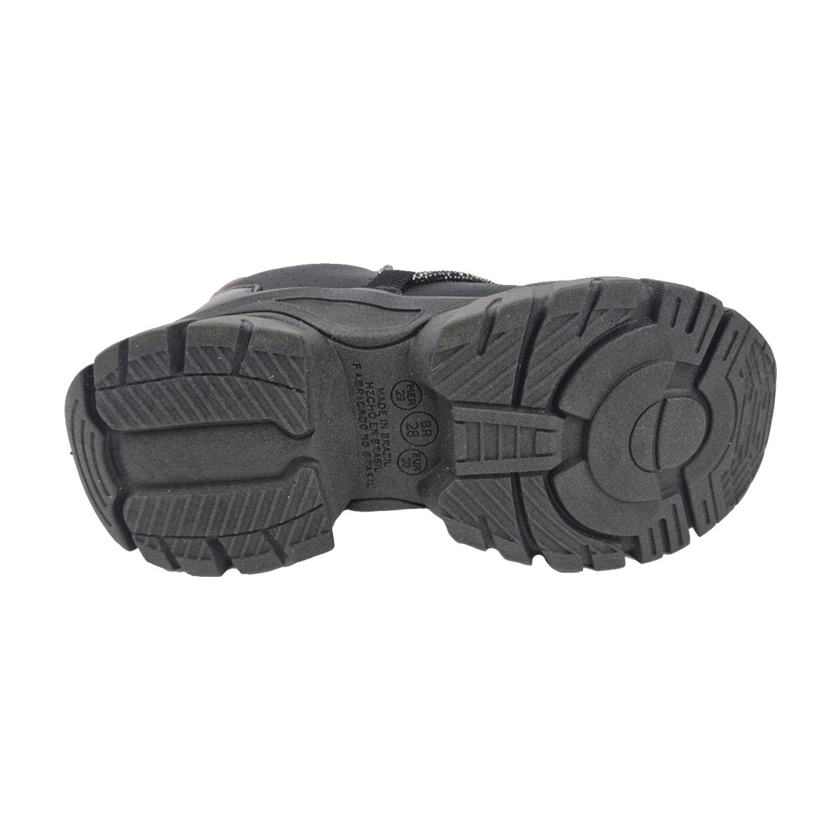 Tênis Espotrivo Sola Robusta Tira Brilhosa Menina Jet Kids Preto/Rosa 4