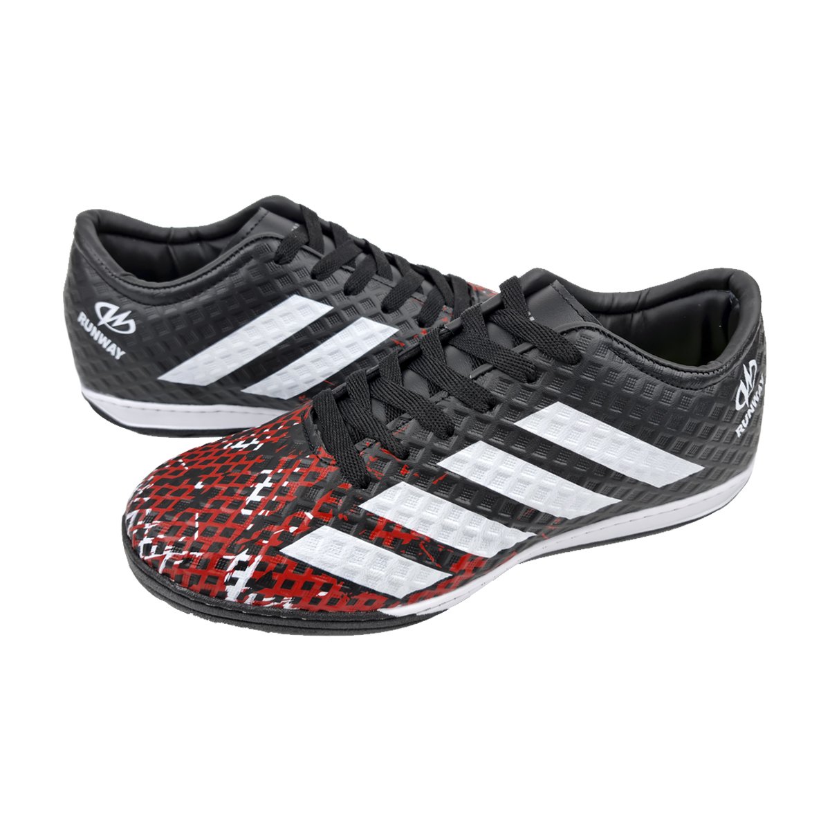 Chuteira Society Ajuste em Cadarço Masculino Runwey Preto 3