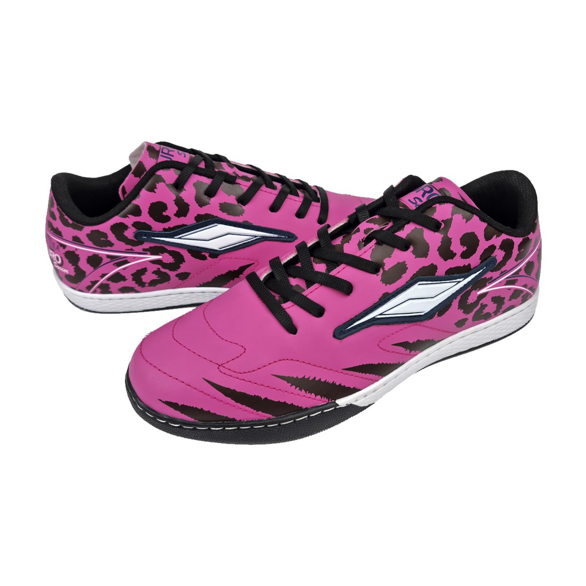 Chuteira Futsal Estampa Animal Masculina Euro Soccer Rosa 3