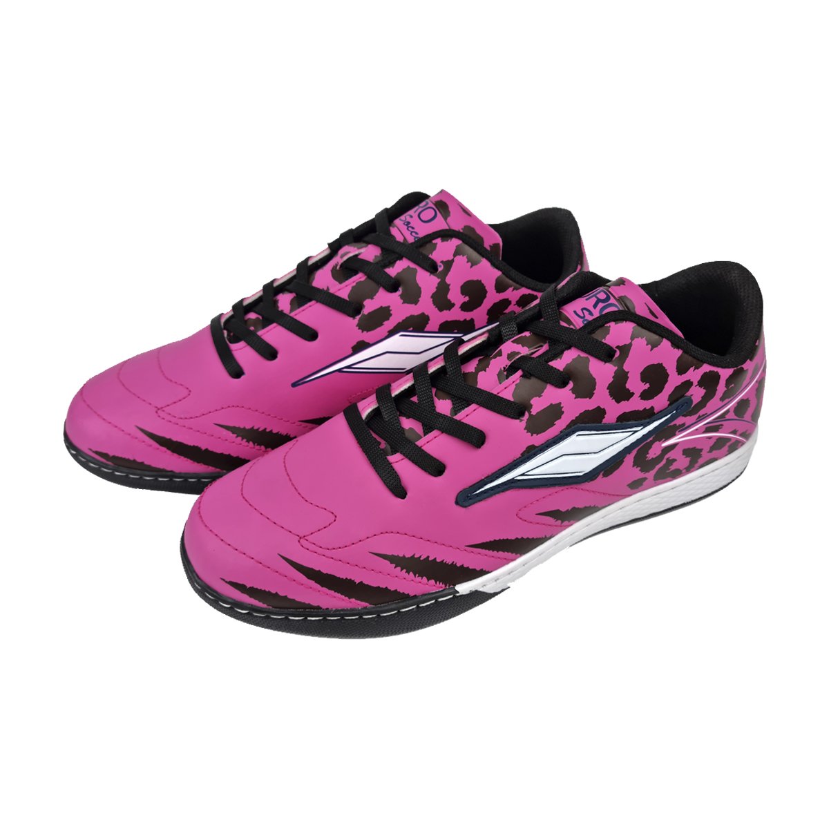 Chuteira Futsal Estampa Animal Masculina Euro Soccer Rosa 2