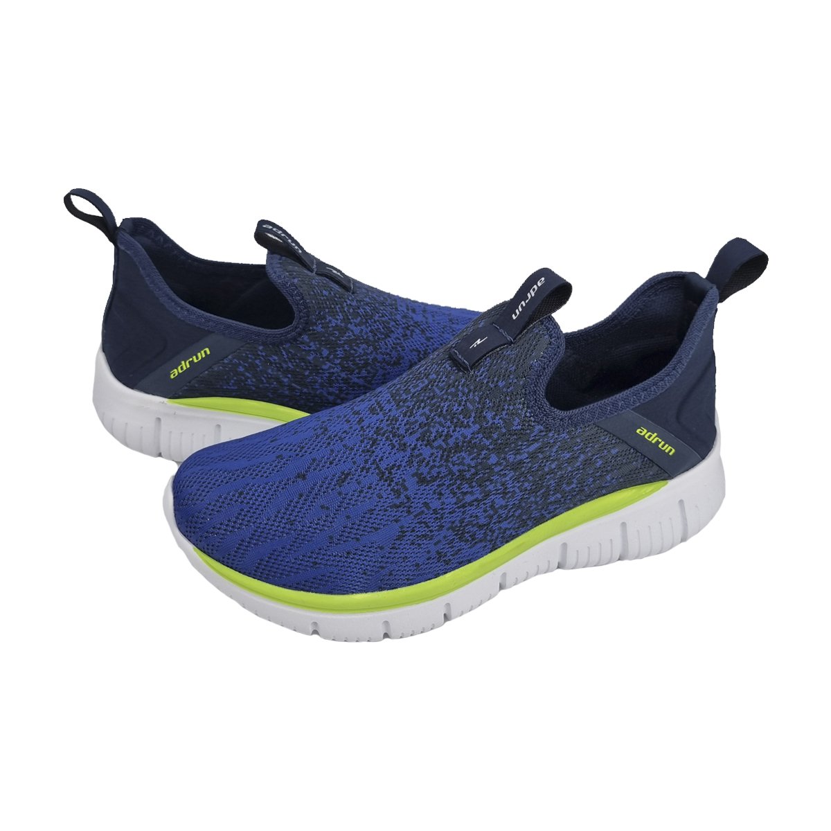 Tênis Esportivo Calce Fácil Menino Adrun Marinho/Azul/Amarelo 3