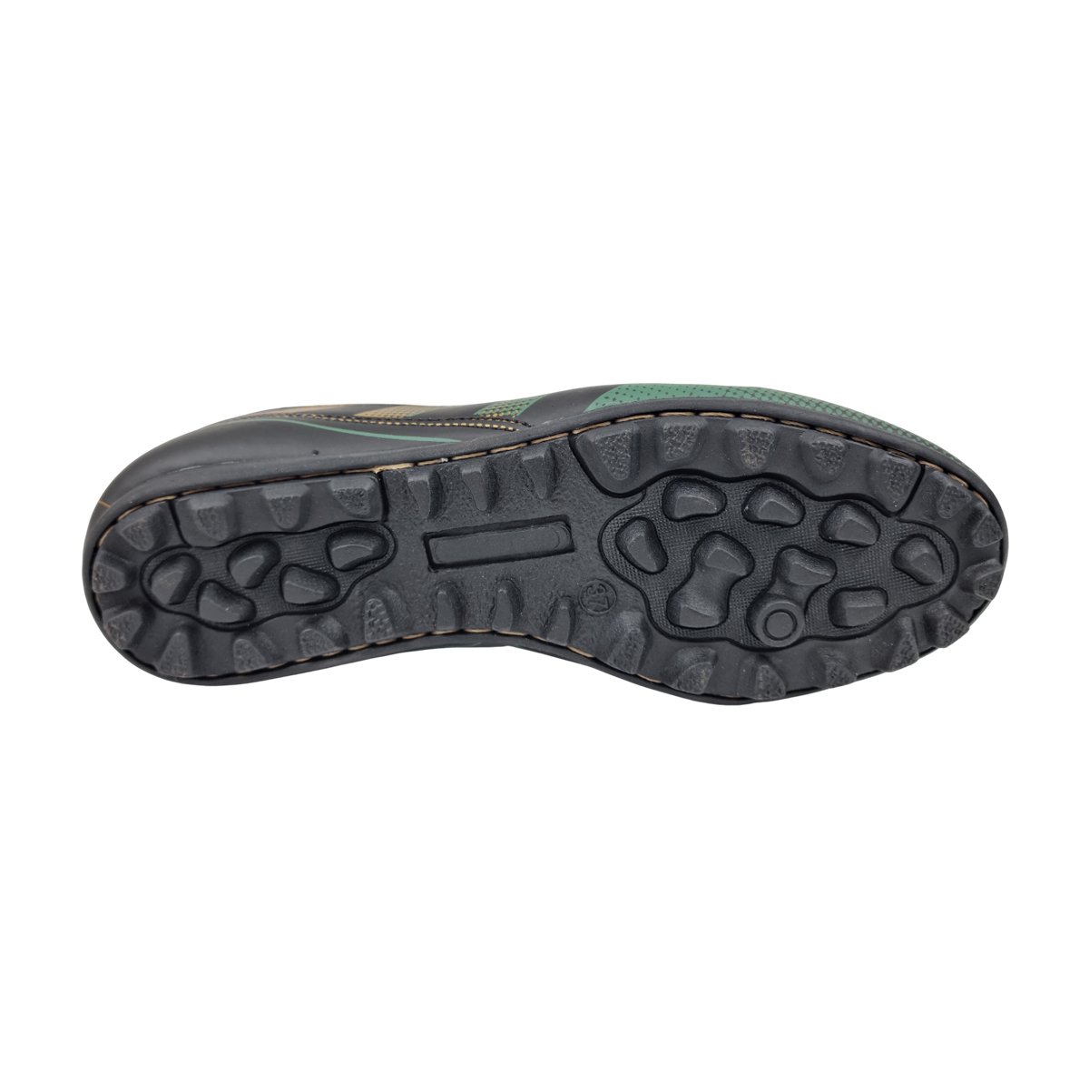 Chuteira Society Lançamento Masculina Euro Soccer Preto/Verde/Cobre 4