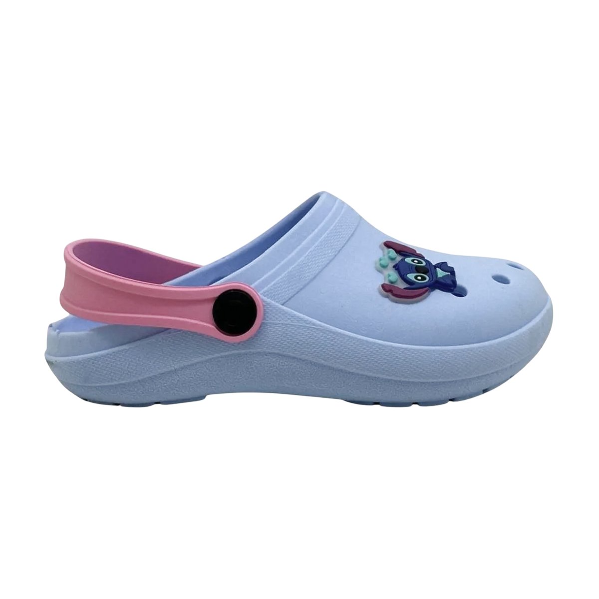 Babuche Infantil Fofa Personagem Stitch Menina Kimimo Azul 2