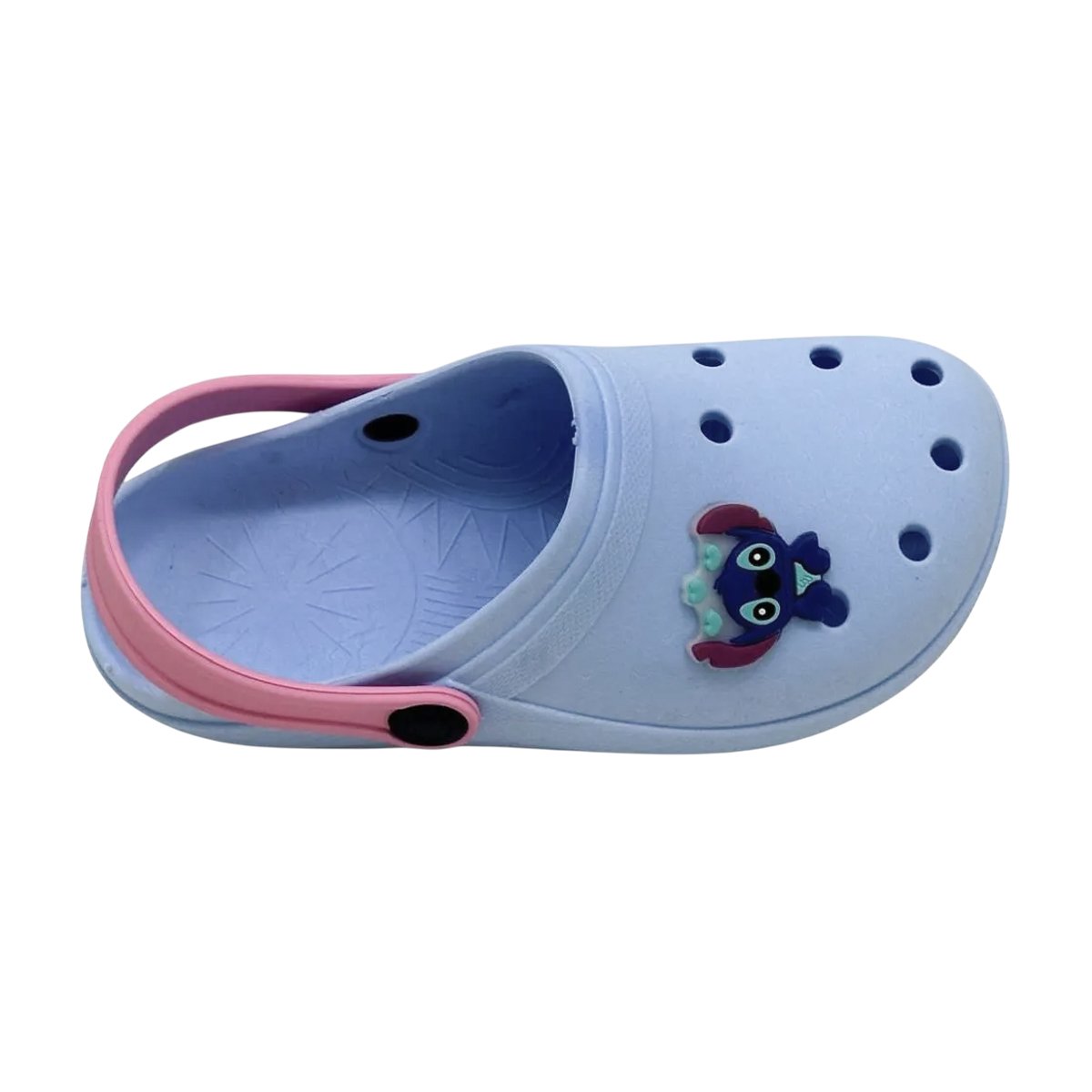 Babuche Infantil Fofa Personagem Stitch Menina Kimimo Azul 4