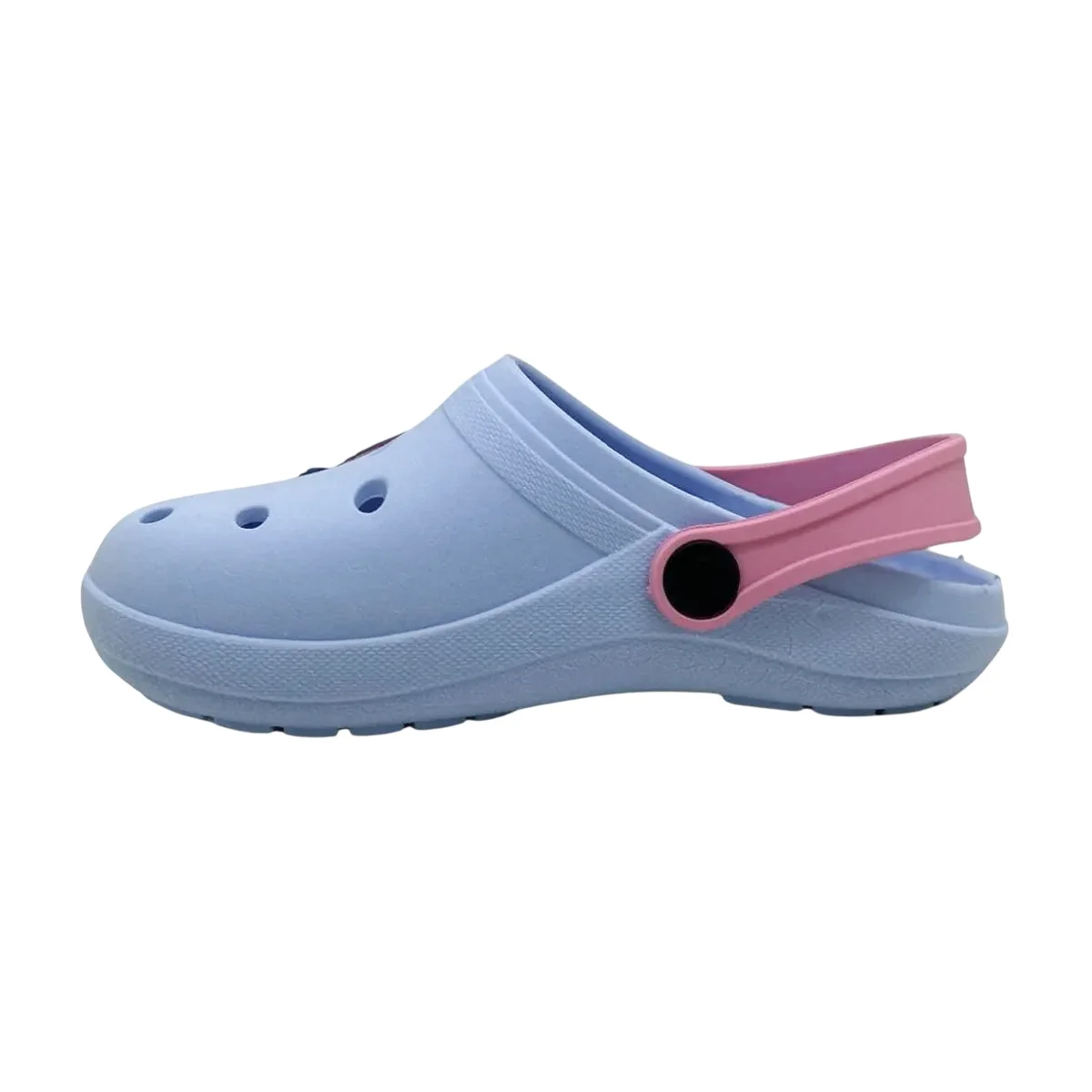 Babuche Infantil Fofa Personagem Stitch Menina Kimimo Azul 5