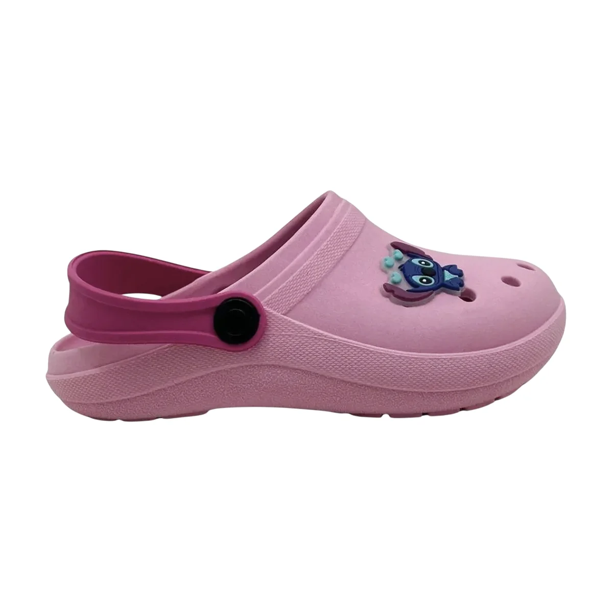 Babuche Infantil Fofa Personagem Stitch Menina Kimimo Rosa 2