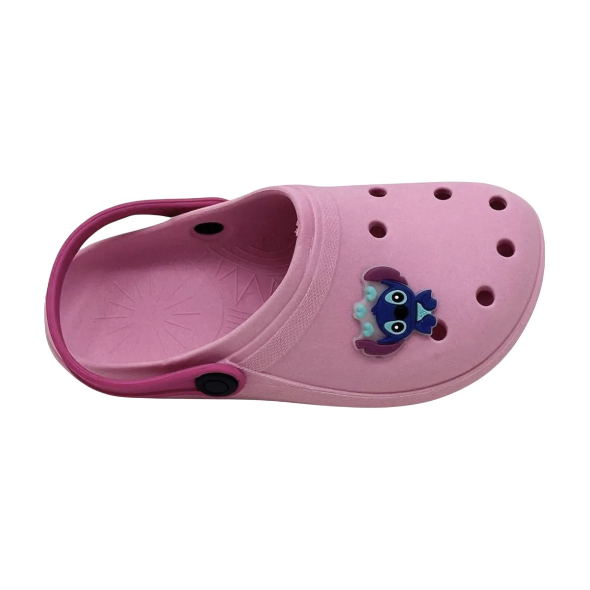 Babuche Infantil Fofa Personagem Stitch Menina Kimimo Rosa 4