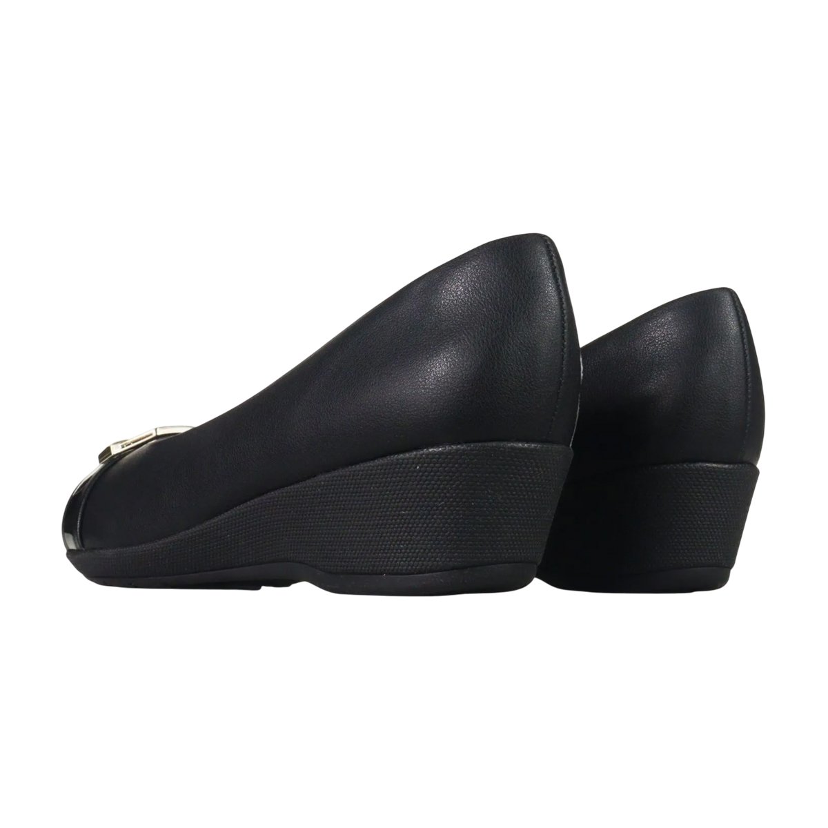 Sapato Anabela Ultra Conforto Feminino Piccadilly Preto 3