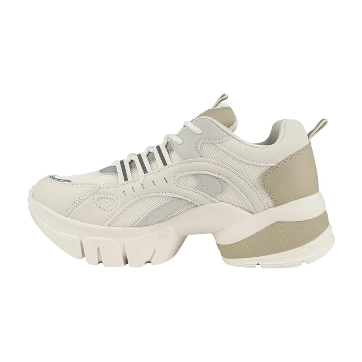 Tênis Casual Plataforma Feminino Ramarim Ouro/Natural 4