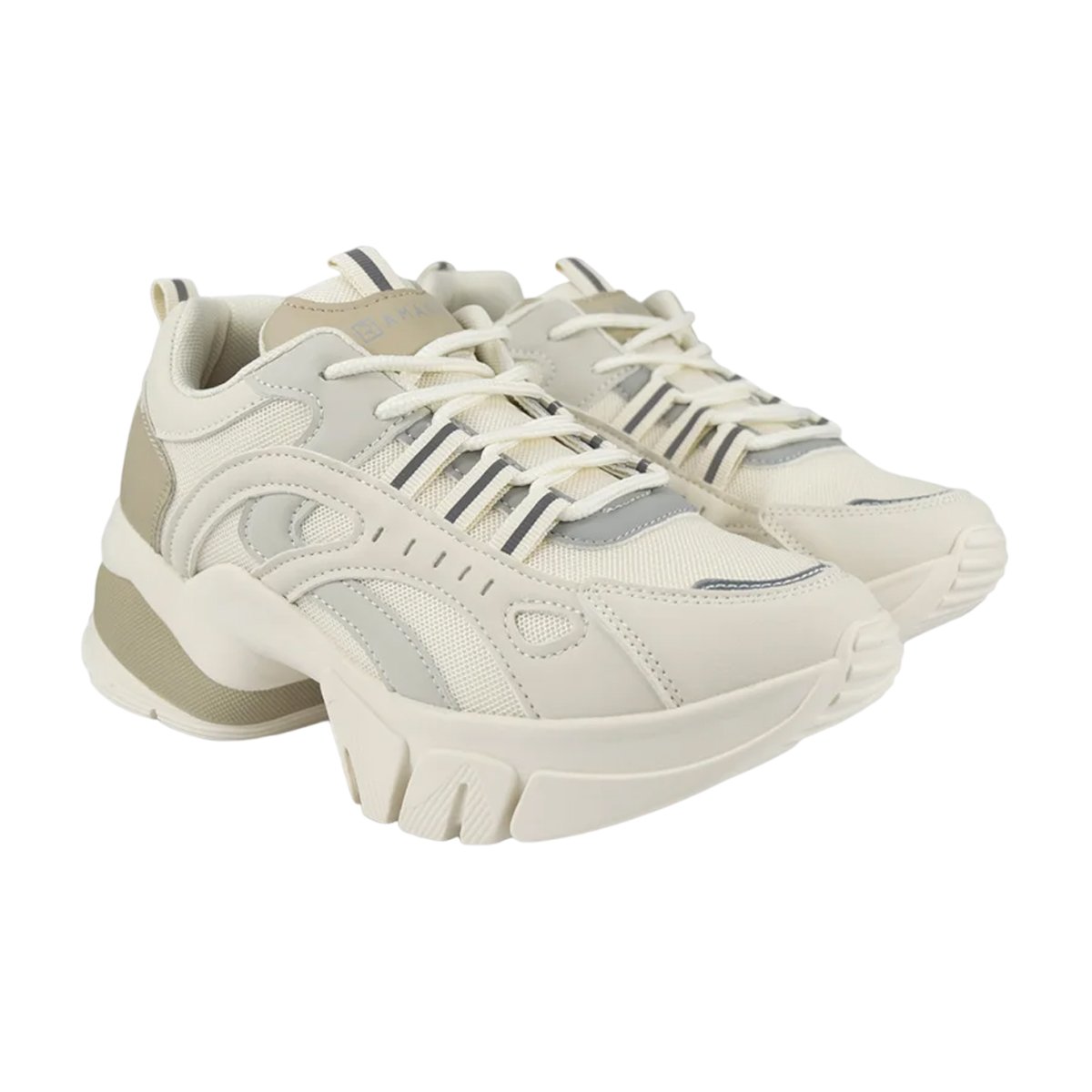 Tênis Casual Plataforma Feminino Ramarim Ouro/Natural 5