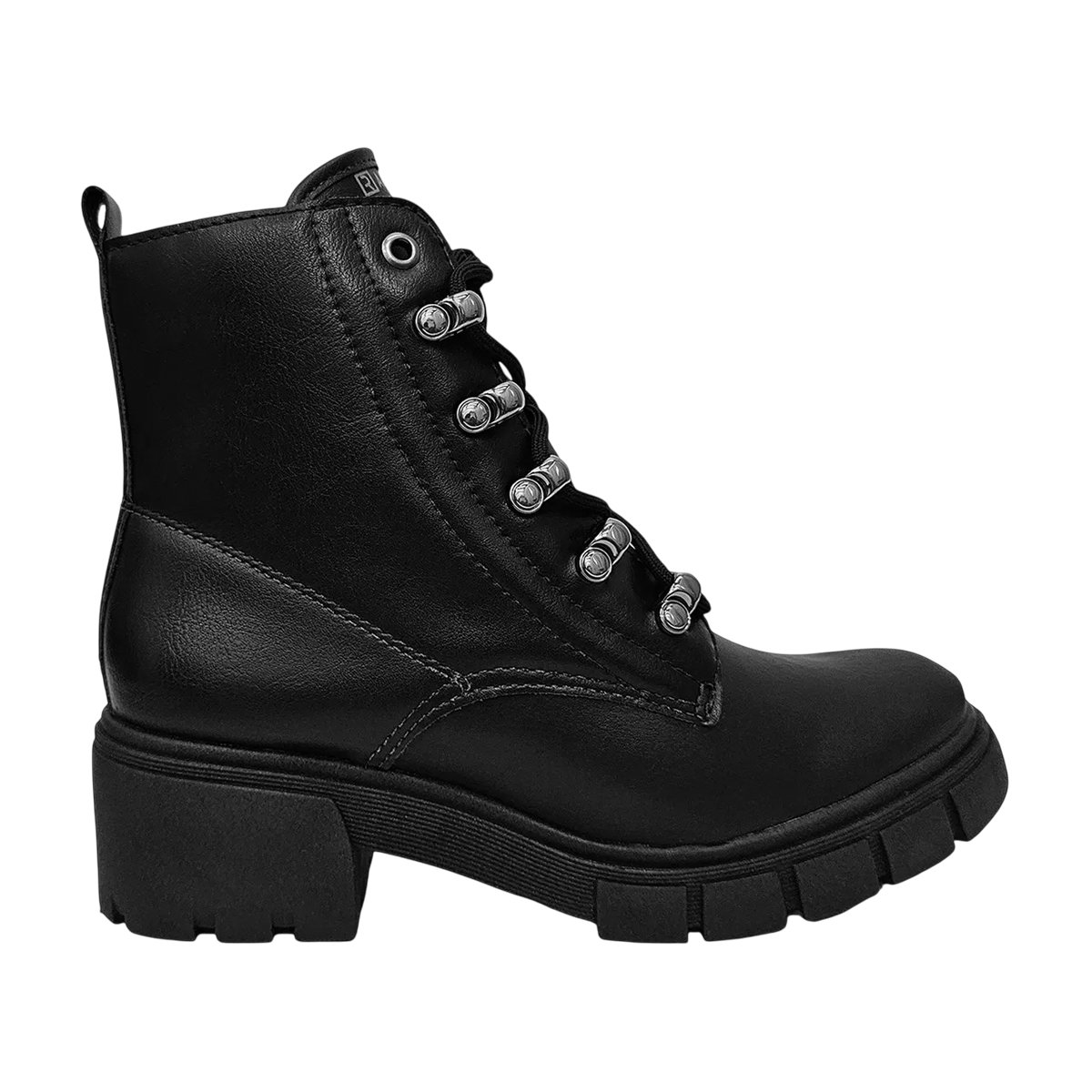 Bota Cano Baixo Sola Tratorada Feminina Ramarim Preto 2