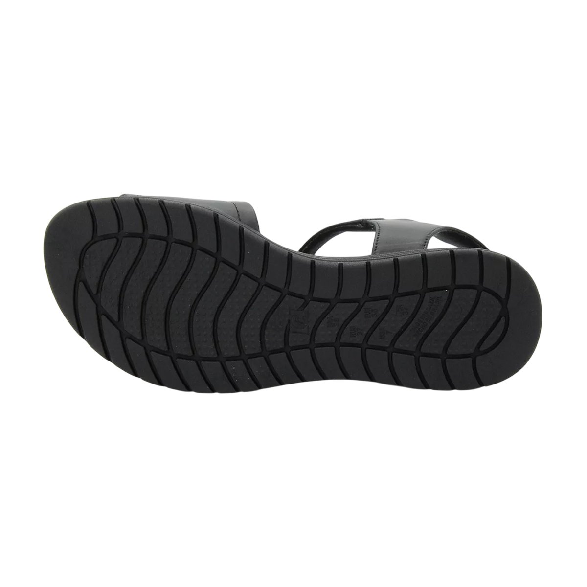 Sandália Com Ajuste Tiras Auto Colante Feminina Comfort Flex Preto 5