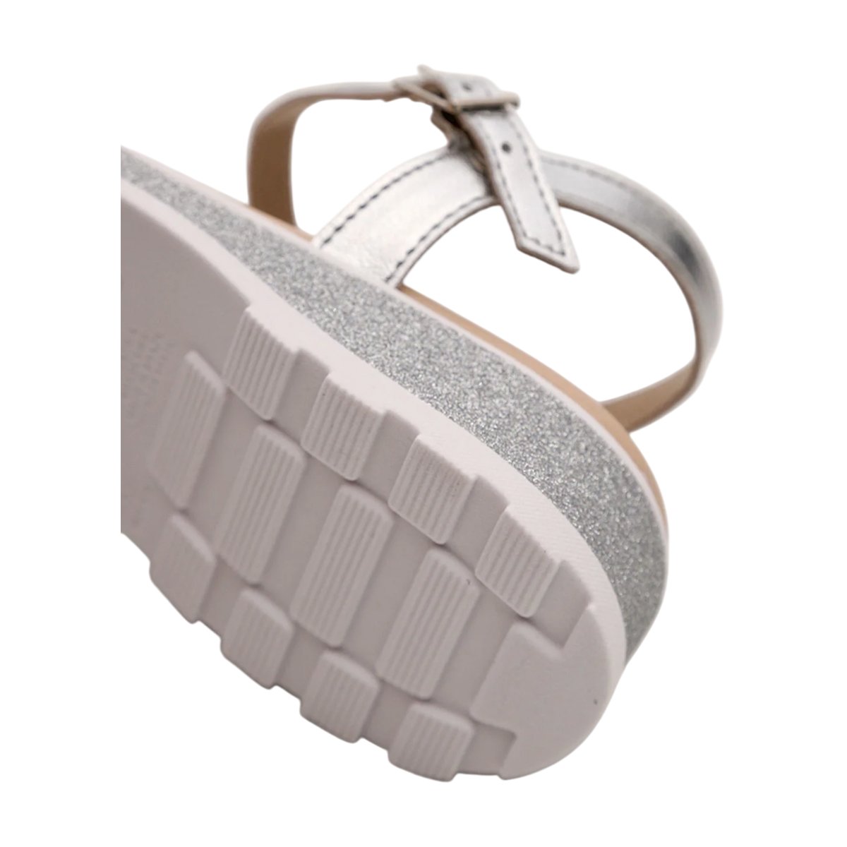 Sandália Flatform com Ajuste em Fivela Menina Molekinha Prata/Metalizado 6