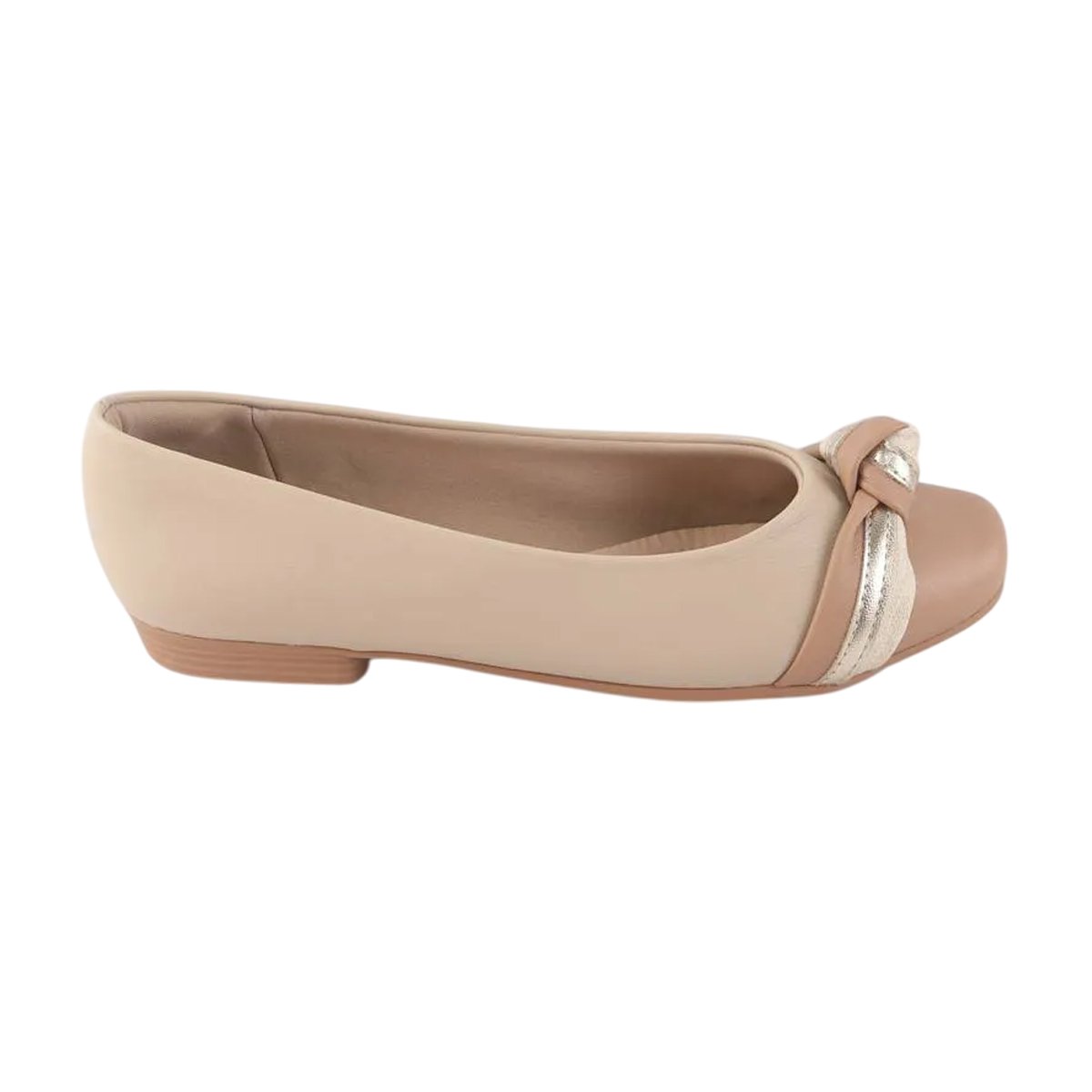 Sapatilha Bico Redondo Max Comfort Feminina Piccadilly Capuccino 2