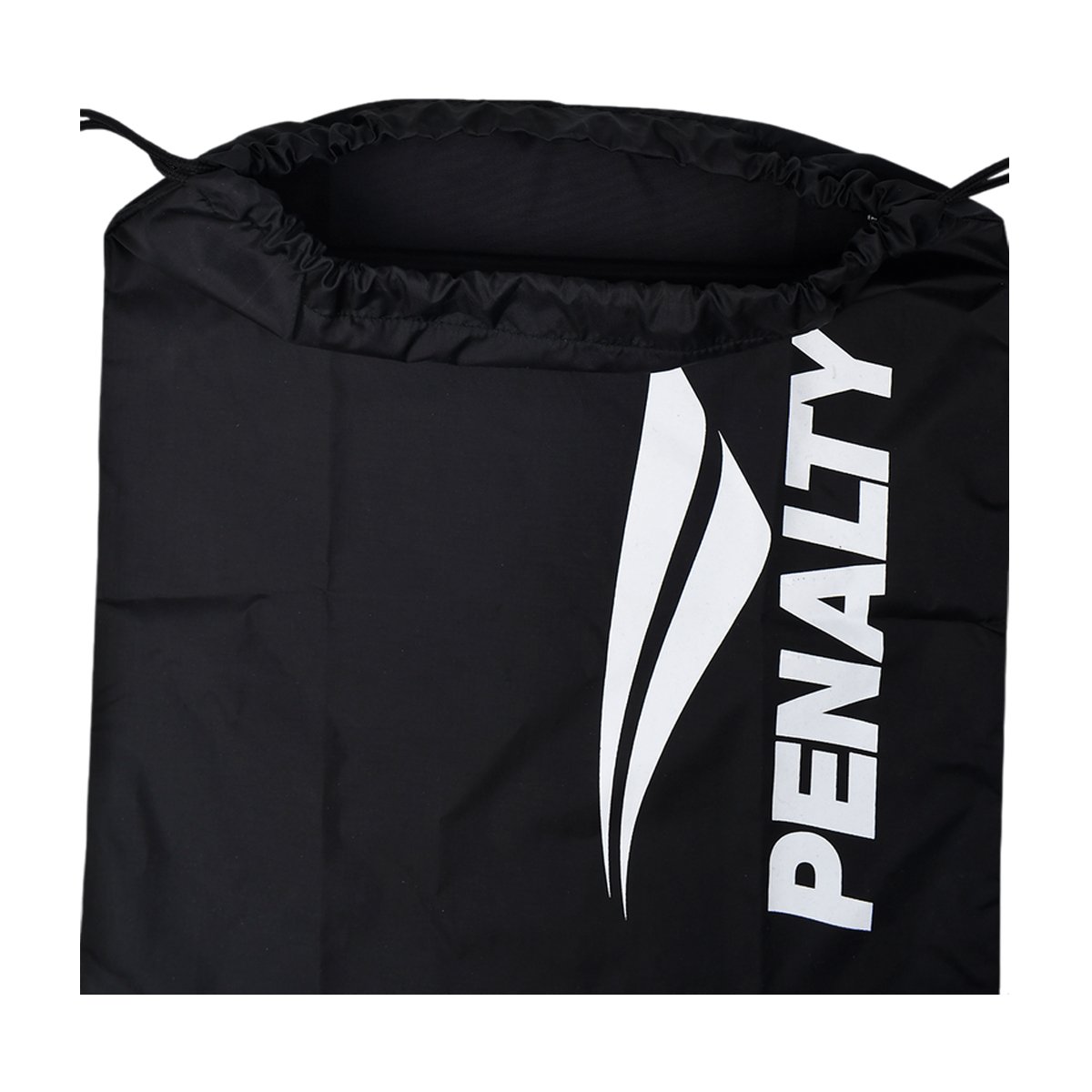 Bolsa de Academia Alça Ajustável em Cordão Unissex Penalty Preto/Branco 4