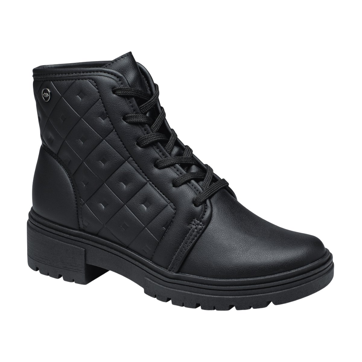 Bota Coturno Cano Baixo Feminina Dakota Preto 1