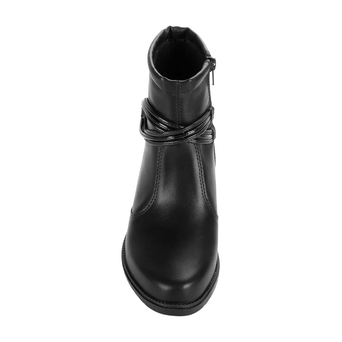 Bota Mississipi Cano Curto Salto Baixo Conforto Feminina Preto 6