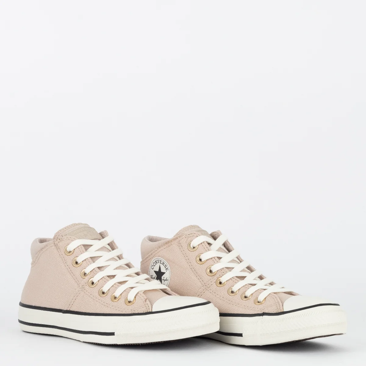 Tênis Converse Chuck Taylor All Star Cano Médio Argila/Amêndoa/Preto 2