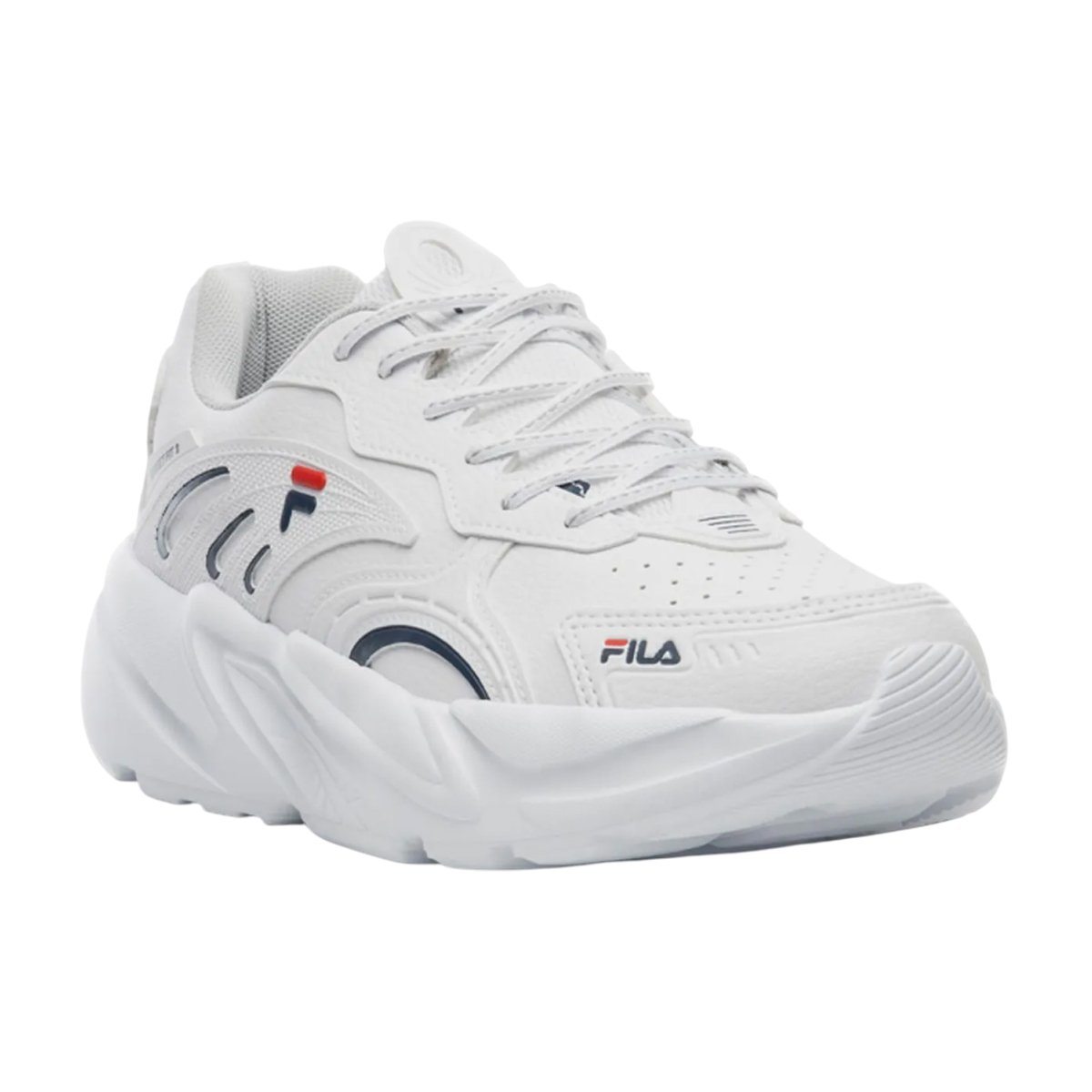 Tênis Esportivo Masculino Street Fit 2 Fila Branco/Marinho/Vermelho 3