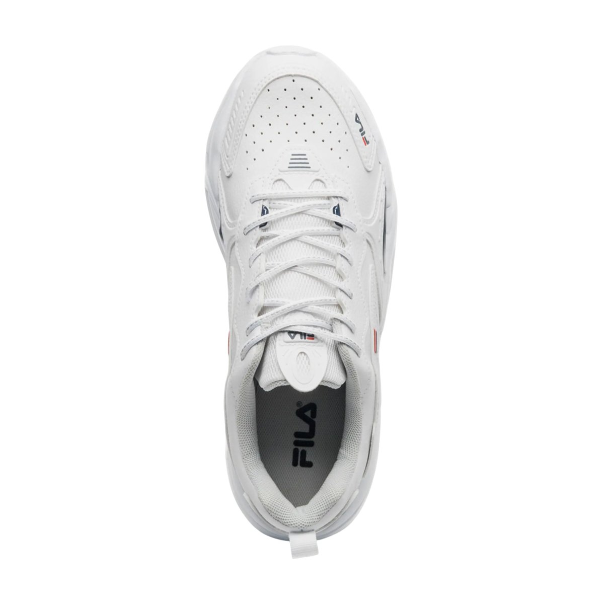 Tênis Esportivo Masculino Street Fit 2 Fila Branco/Marinho/Vermelho 4