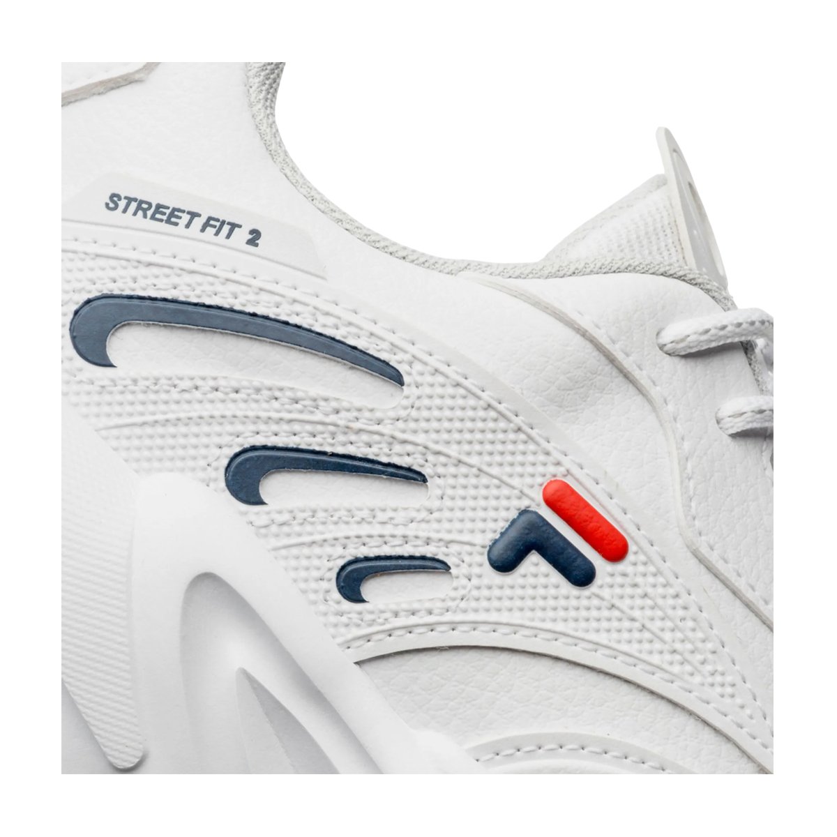 Tênis Esportivo Masculino Street Fit 2 Fila Branco/Marinho/Vermelho 7